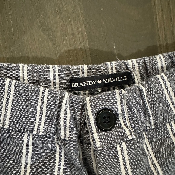 Brandy Melville navy and white Tilden dress pants - Picture 3 of 5
